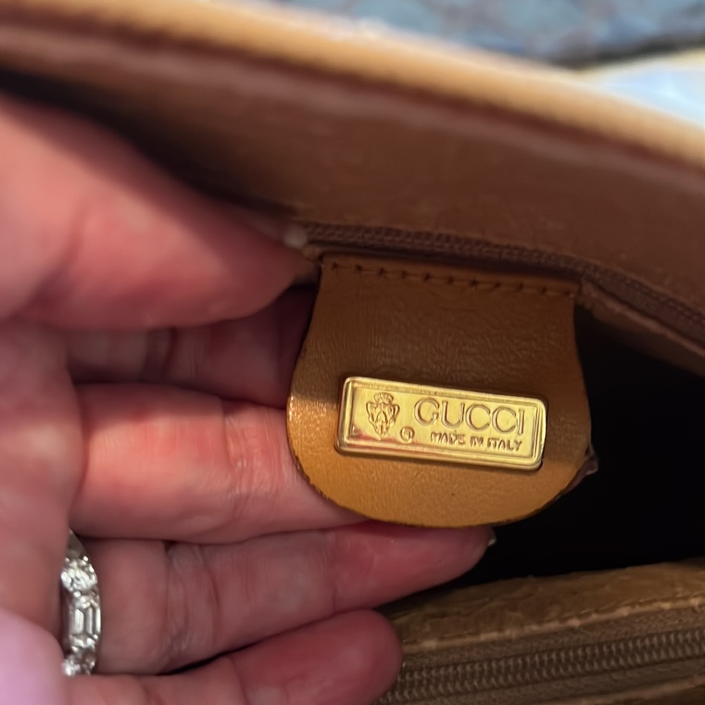 Authentic Gucci Handbag and Makeup Bag - Picture 12 of 12